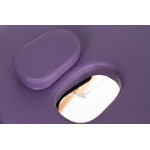 RestPro Classic 2 Purple Set Κρεβάτι Μασάζ Φυσικοθεραπείας Βαλίτσα Ξύλινο Massage Table + Massage Bolsters